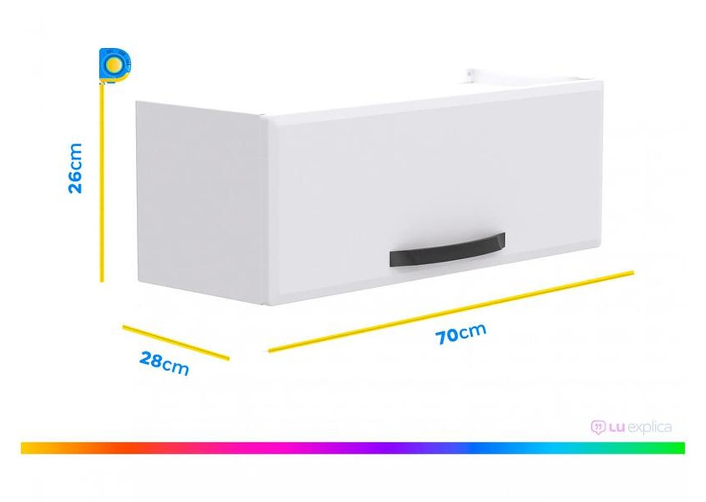 Cozinha Compacta Colormaq Barcelona 10 Portas - Aço