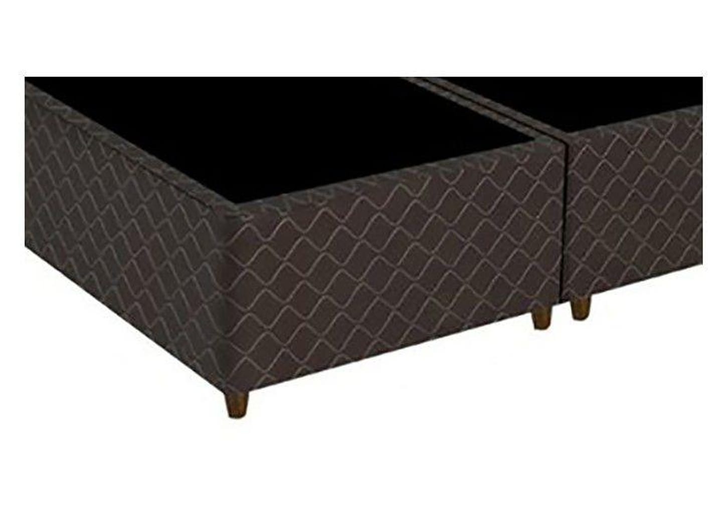 Base Cama Box Queen Gazin Bipartido 27x158x198cm Sommie Poliéster
