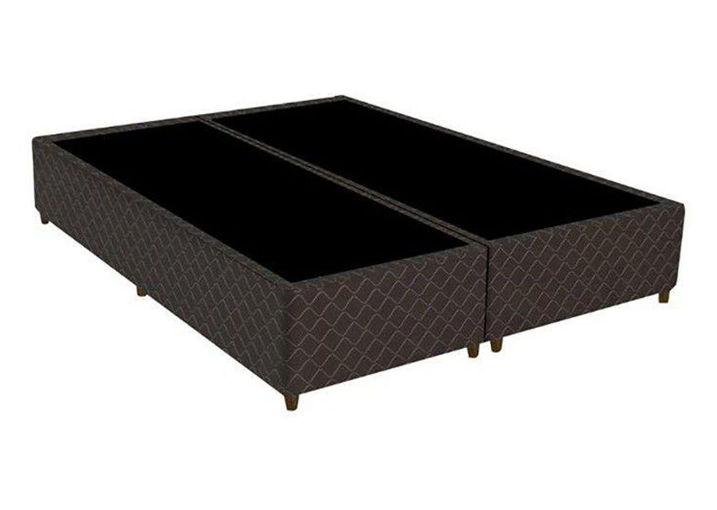 Base Cama Box Queen Gazin Bipartido 27x158x198cm Sommie Poliéster
