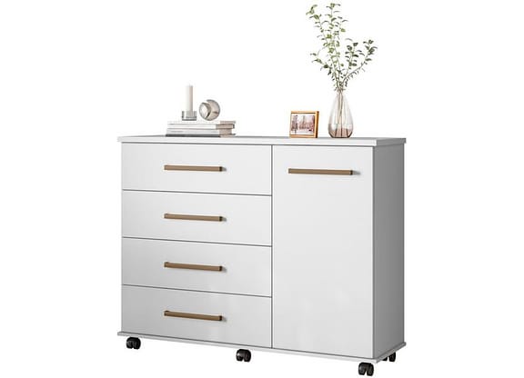 Cômoda 4 Gavetas 1 Porta Demóbile - Flora