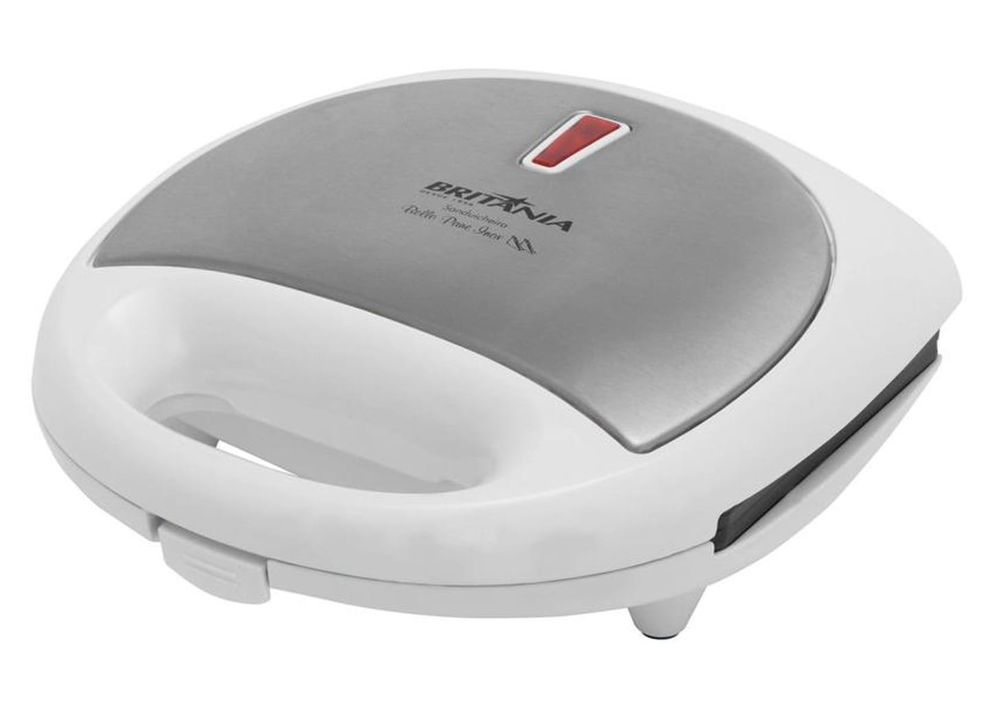 Sanduicheira Britânia Bello Pane Inox Branca 750W - Antiaderente