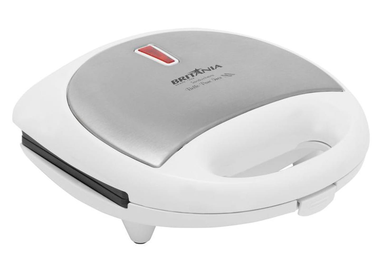 Sanduicheira Britânia Bello Pane Inox Branca 750W - Antiaderente