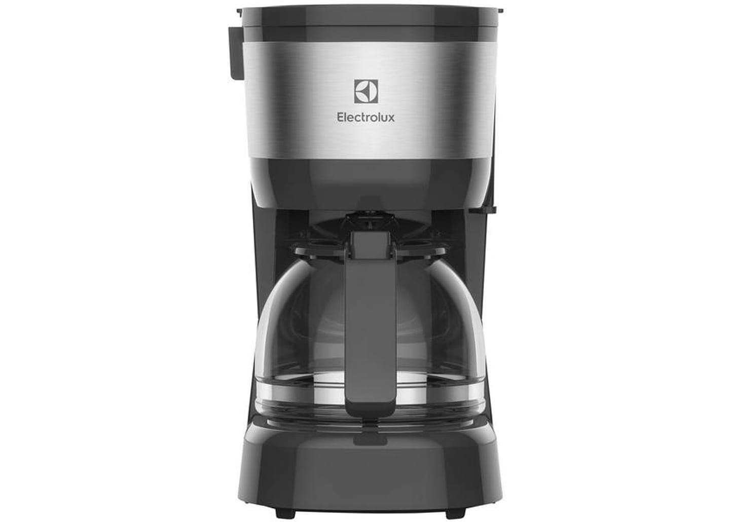 Cafeteira Elétrica Electrolux Efficient ECM10 15 Cafés Preto e Granite Gray