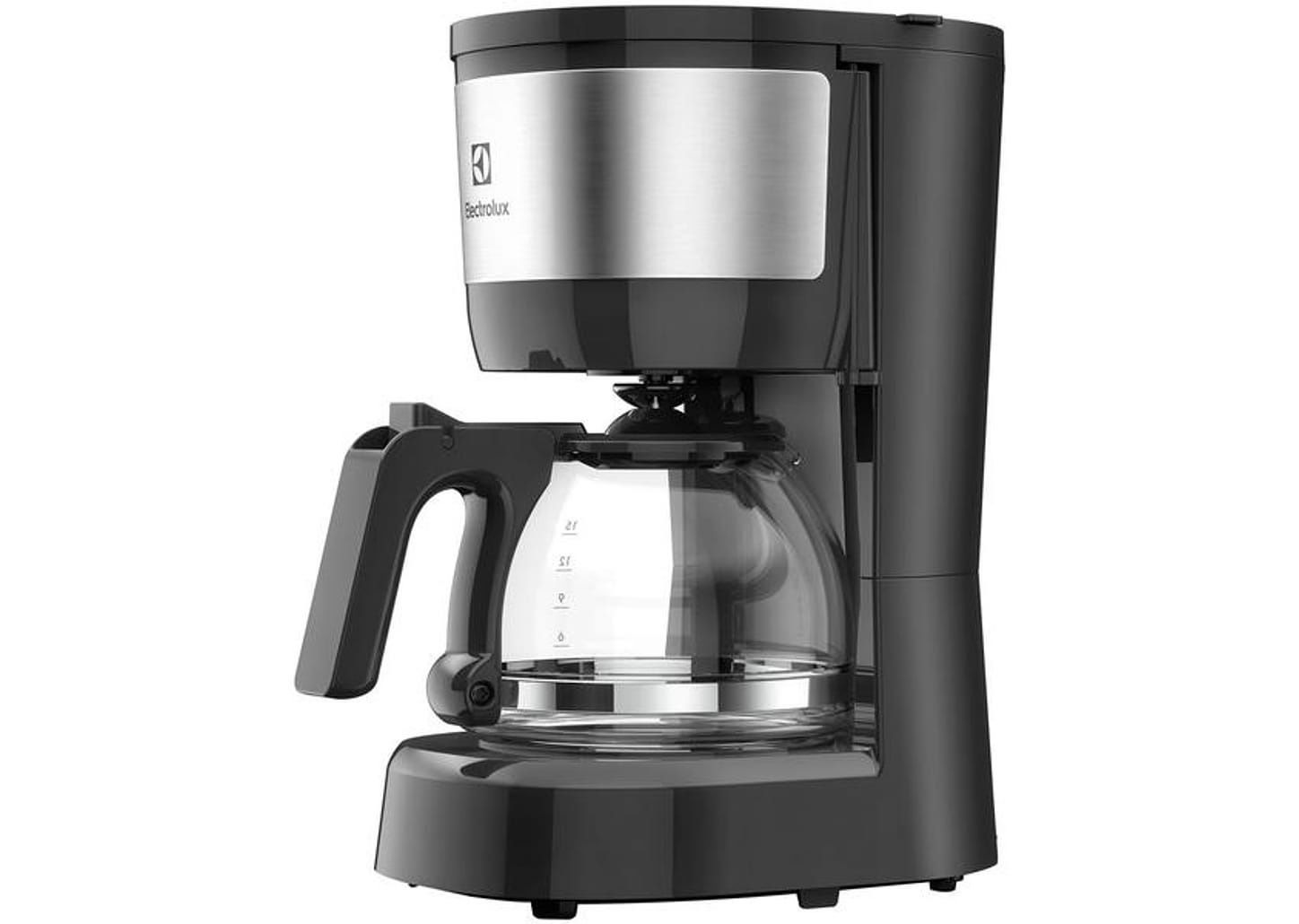 Cafeteira Elétrica Electrolux Efficient ECM10 15 Cafés Preto e Granite Gray