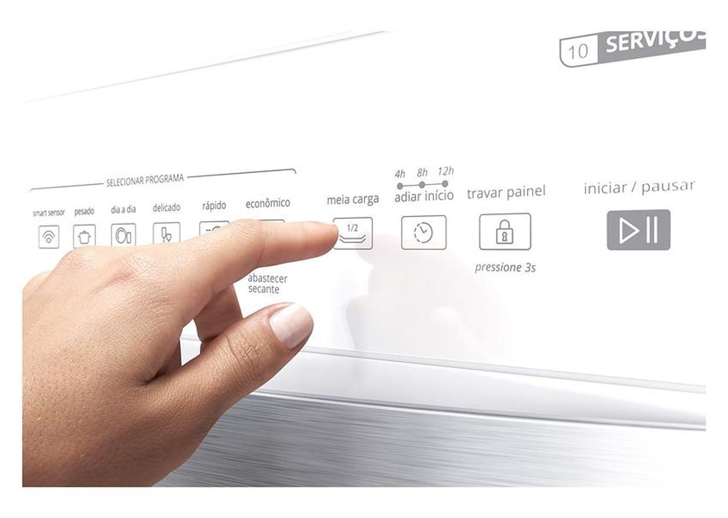 Lava-louças Brastemp 10 Serviços BLF10BB Branca