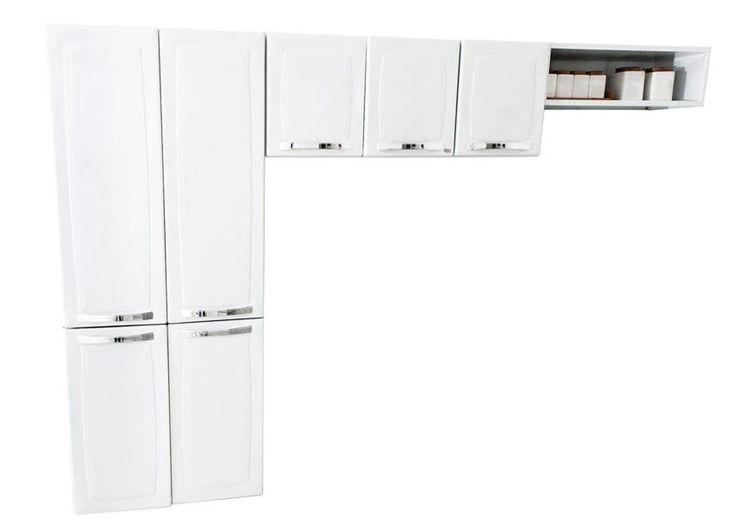 Cozinha Compacta Itatiaia Rose 7 Portas Aço