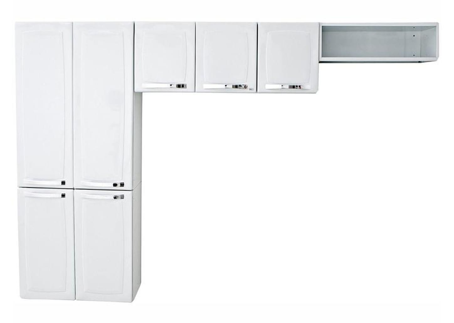 Cozinha Compacta Itatiaia Rose 7 Portas Aço