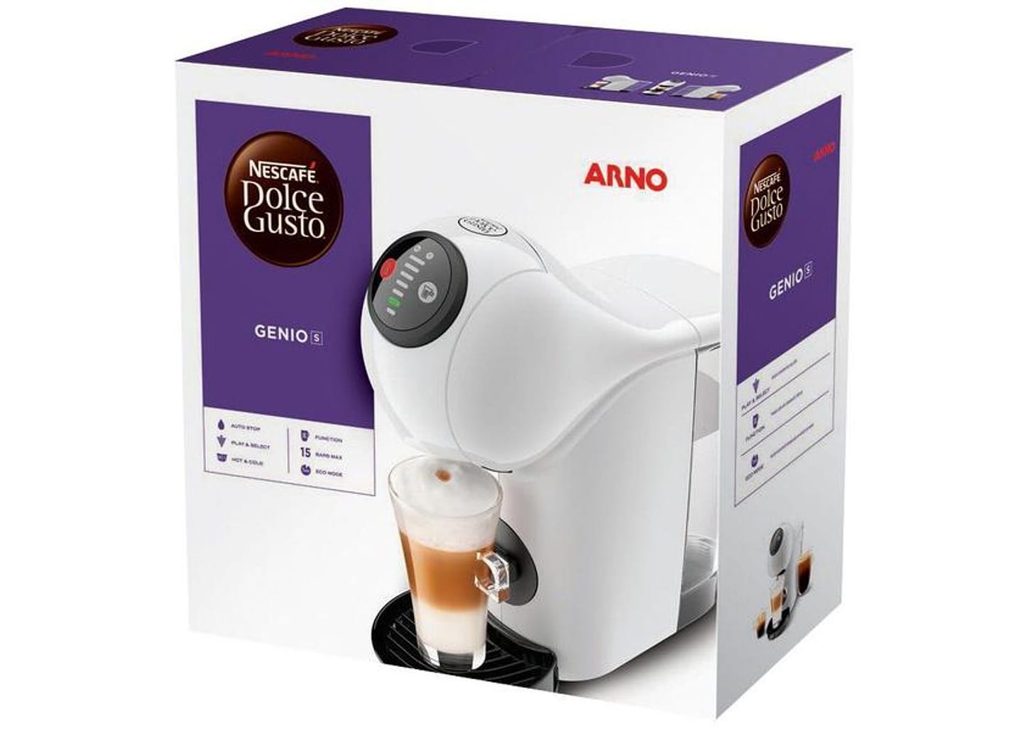 Cafeteira Espresso Arno Nescafé Dolce Gusto - Genio S Basic Branca