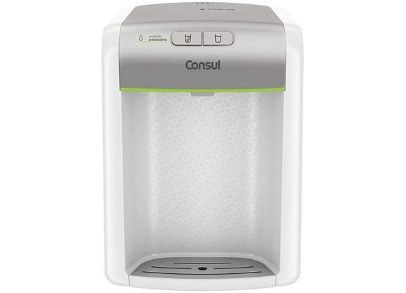 Purificador de Água Consul de Mesa Eletrônico - Prata CPB34 AS Água Gelada e Natural
