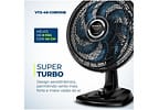 Ventilador de Mesa Mondial Super Turbo - VTX-40 Chrome 40cm 8 Pás 3 Velocidades