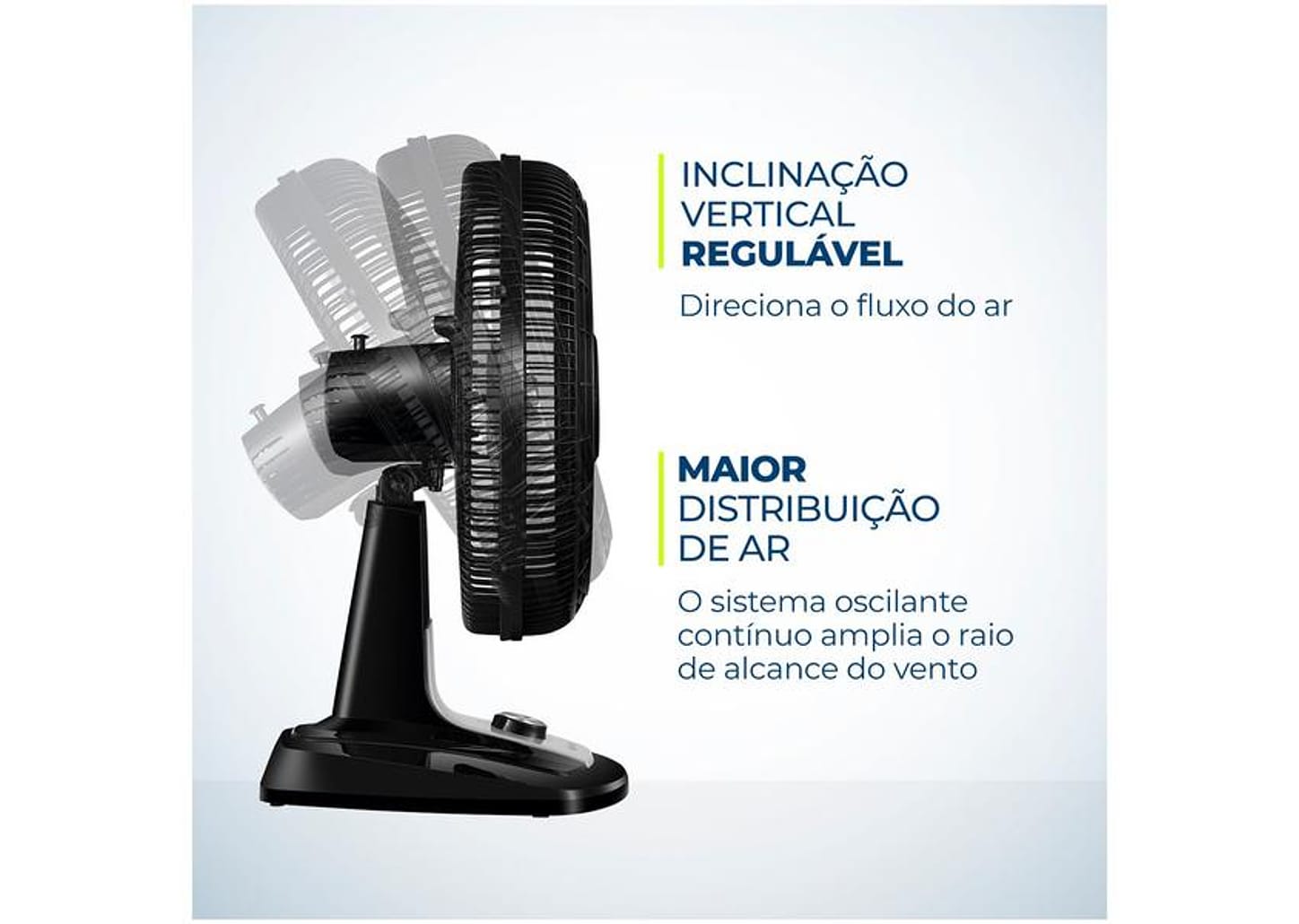 Ventilador de Mesa Mondial Super Turbo - VTX-40 Chrome 40cm 8 Pás 3 Velocidades