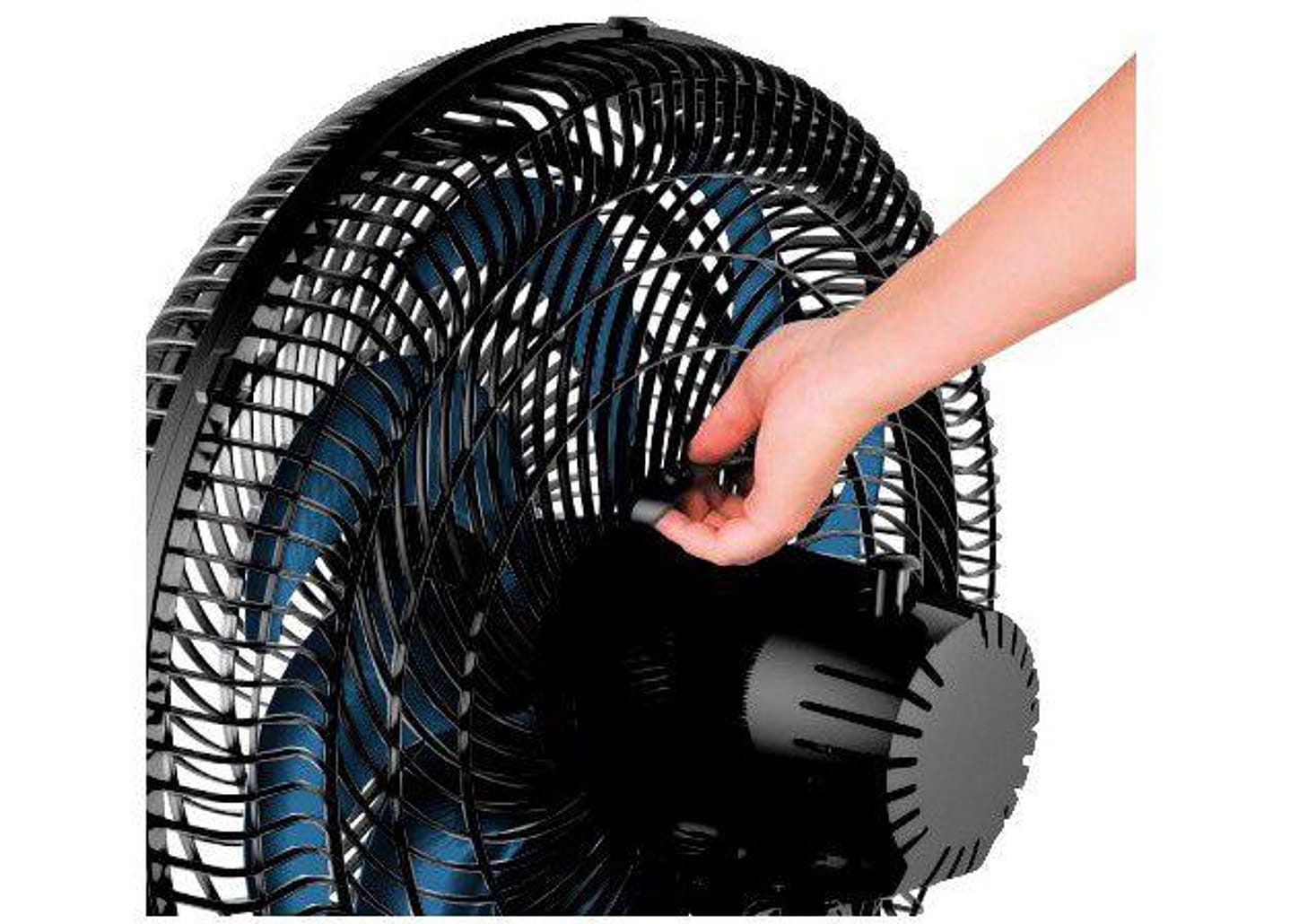 Ventilador de Mesa Mondial Super Turbo - VTX-40 Chrome 40cm 8 Pás 3 Velocidades