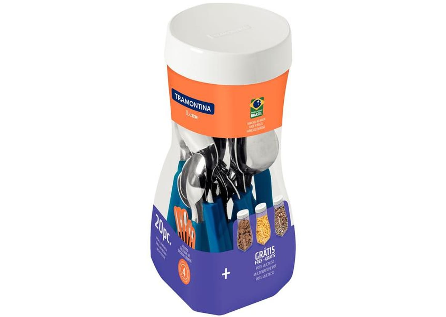 Faqueiro Tramontina Inox Leme 20 Peças