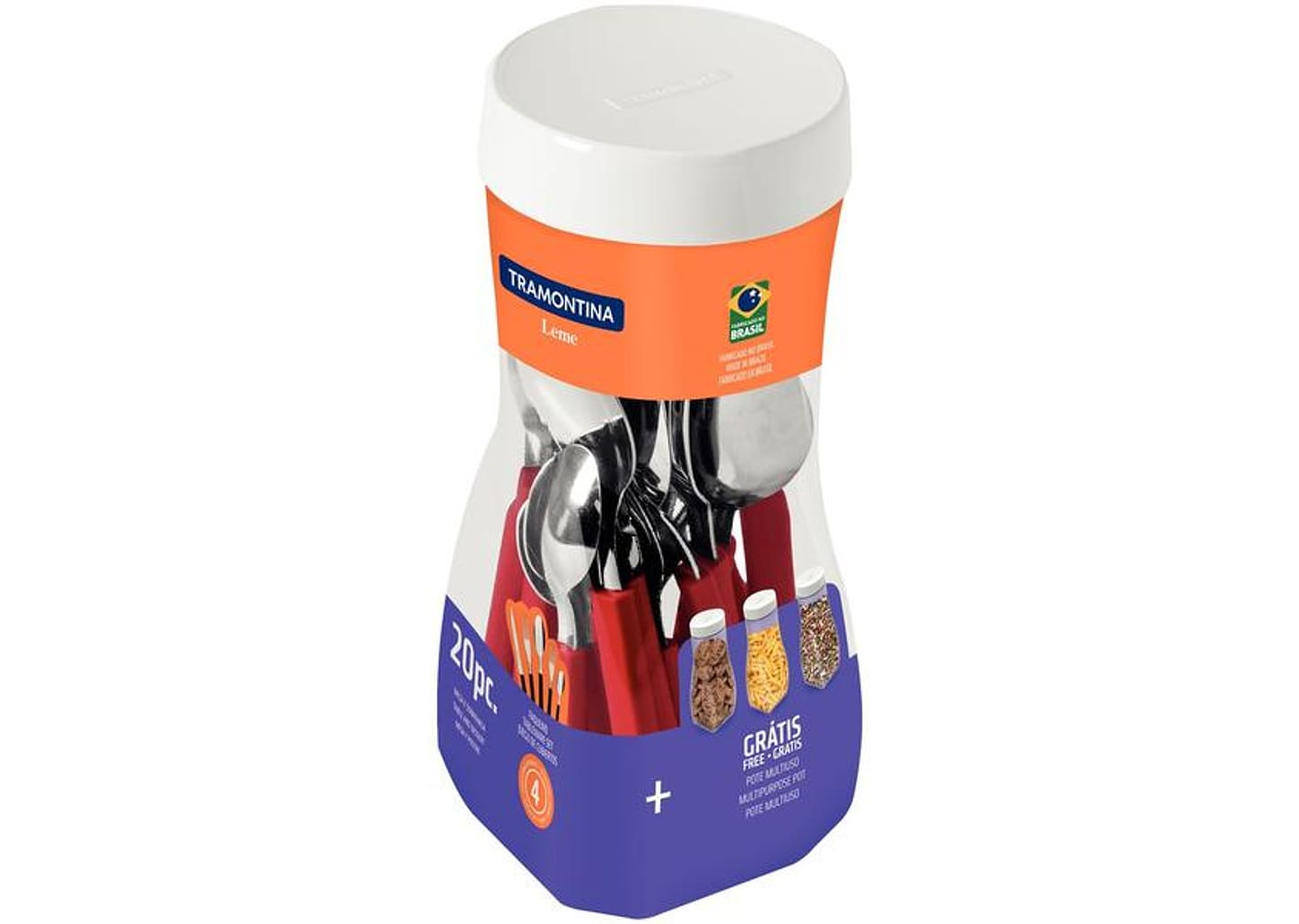 Faqueiro Tramontina Inox Leme 20 Peças