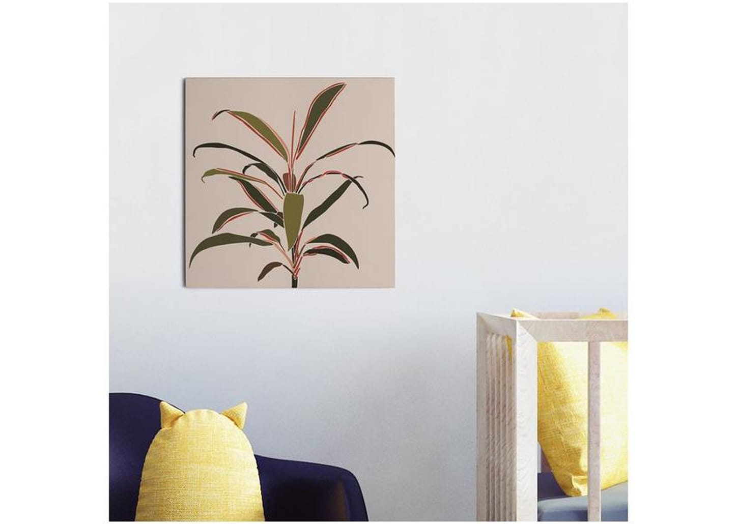 Placa Decorativa MDF Botanic 29x29cm - Design Up Living