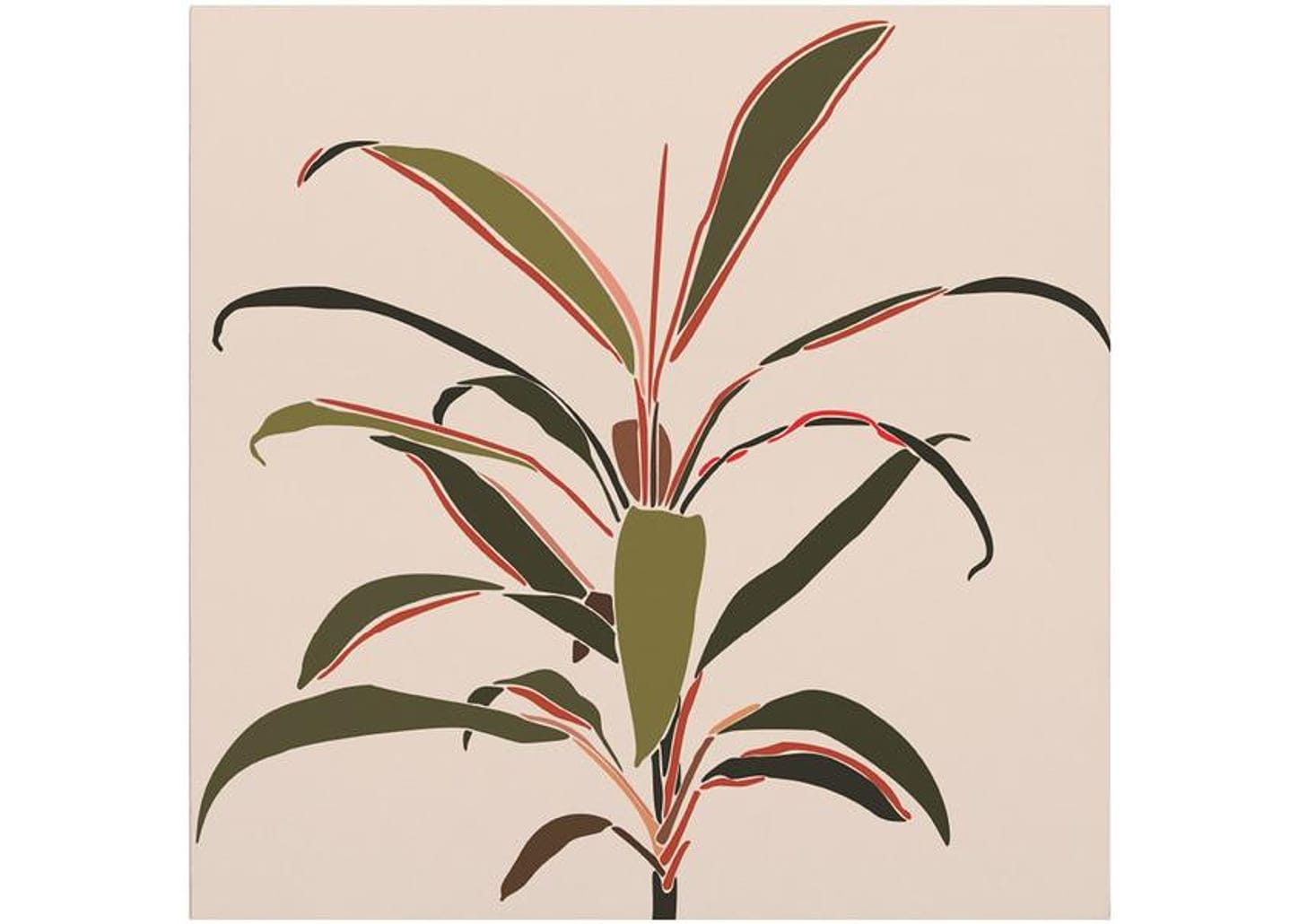 Placa Decorativa MDF Botanic 29x29cm - Design Up Living