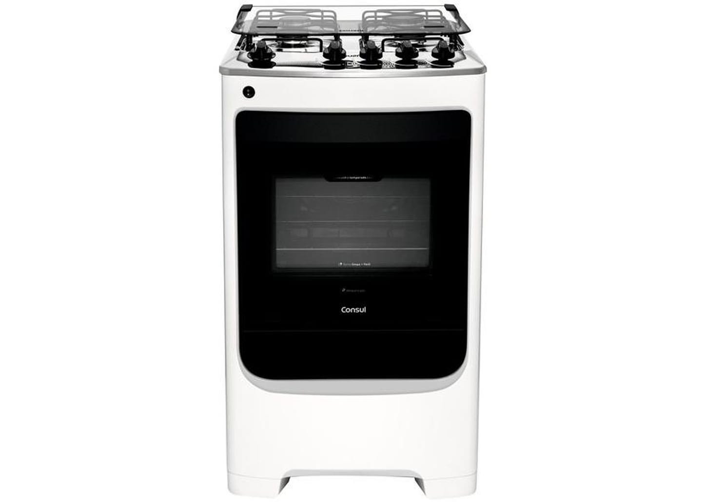 Fogão 4 Bocas Consul Branco Acendimento Automático - CFO4 NABUNA