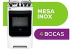 Fogão 4 Bocas Consul Branco Acendimento Automático - CFO4 NABUNA