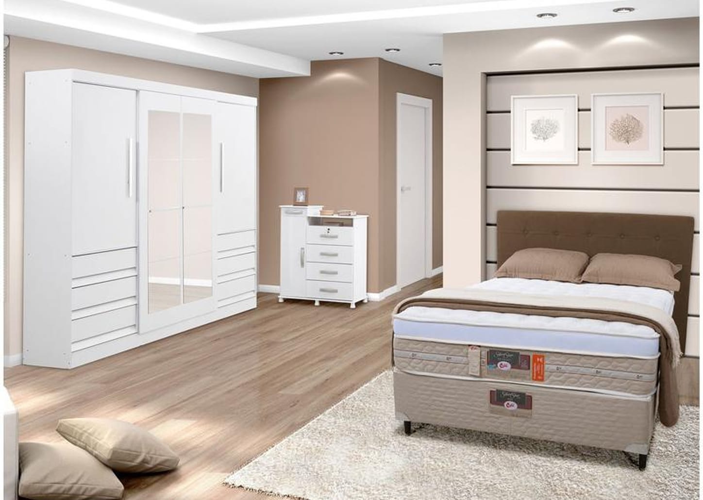 Box para Colchão Casal Castor 27cm de Altura Silver Star Air