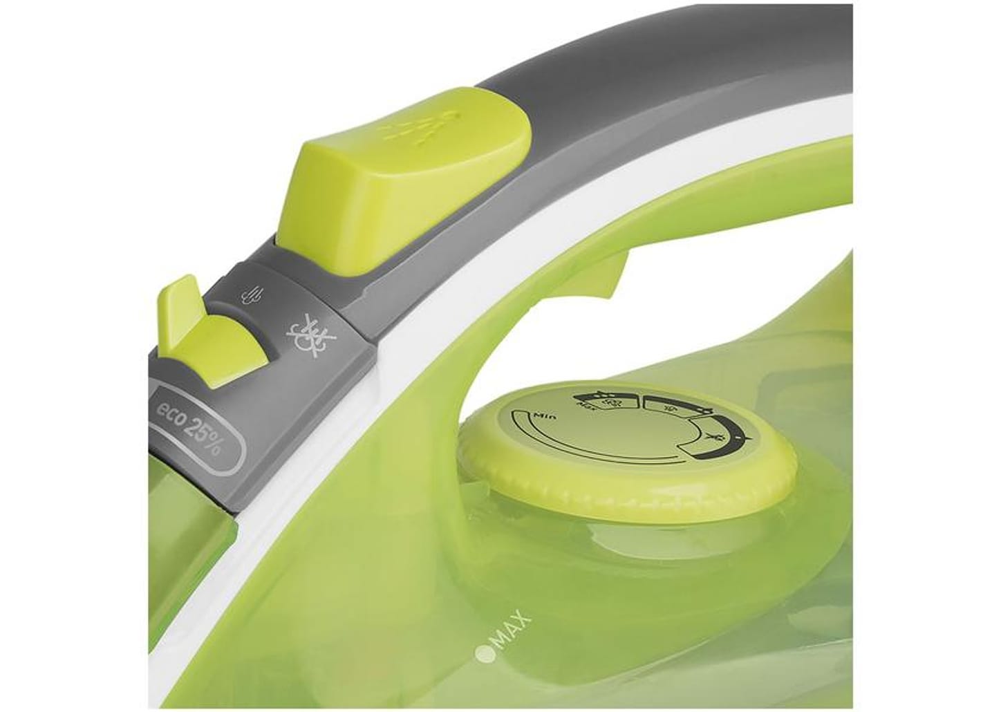 Ferro de Passar Roupa a Vapor e a Seco Arno - Ecogliss FEC1 Verde