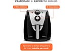 Fritadeira Elétrica sem Óleo/Air Fryer Mondial - Family AFN-40-BI Preto 4L com Timer