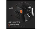 Fritadeira Elétrica sem Óleo/Air Fryer Mondial - Family AFN-40-BI Preto 4L com Timer