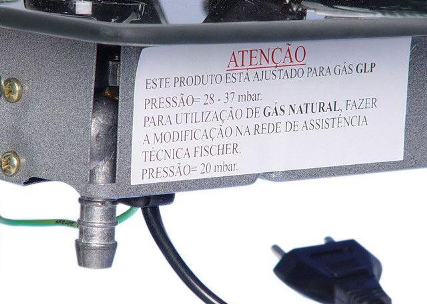 Cooktop 5 Bocas Fischer Preto a Gás GLP - Tripla-Chama 1743 5733