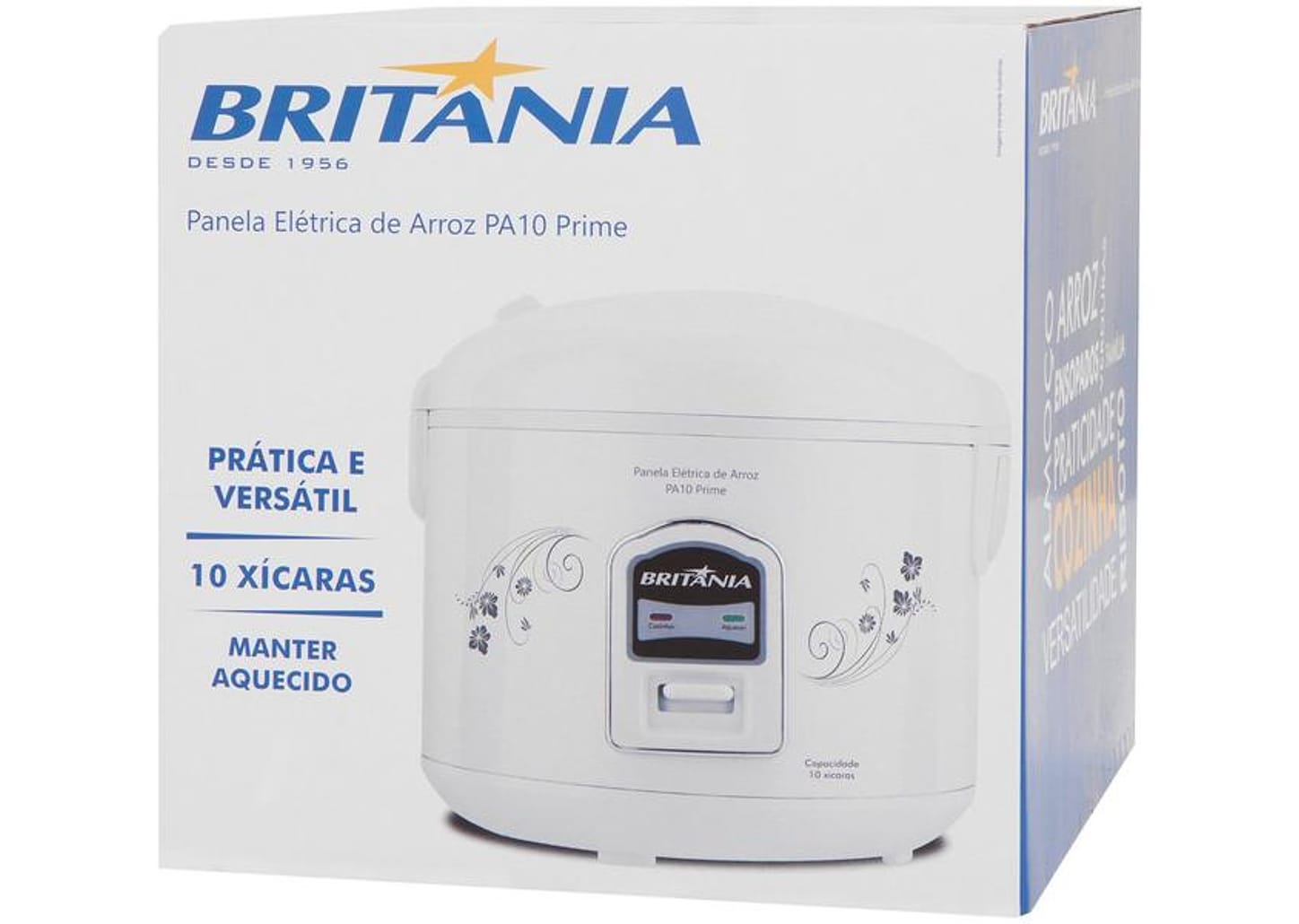 Panela Elétrica de Arroz Britânia PA10 700W 10 Xícaras