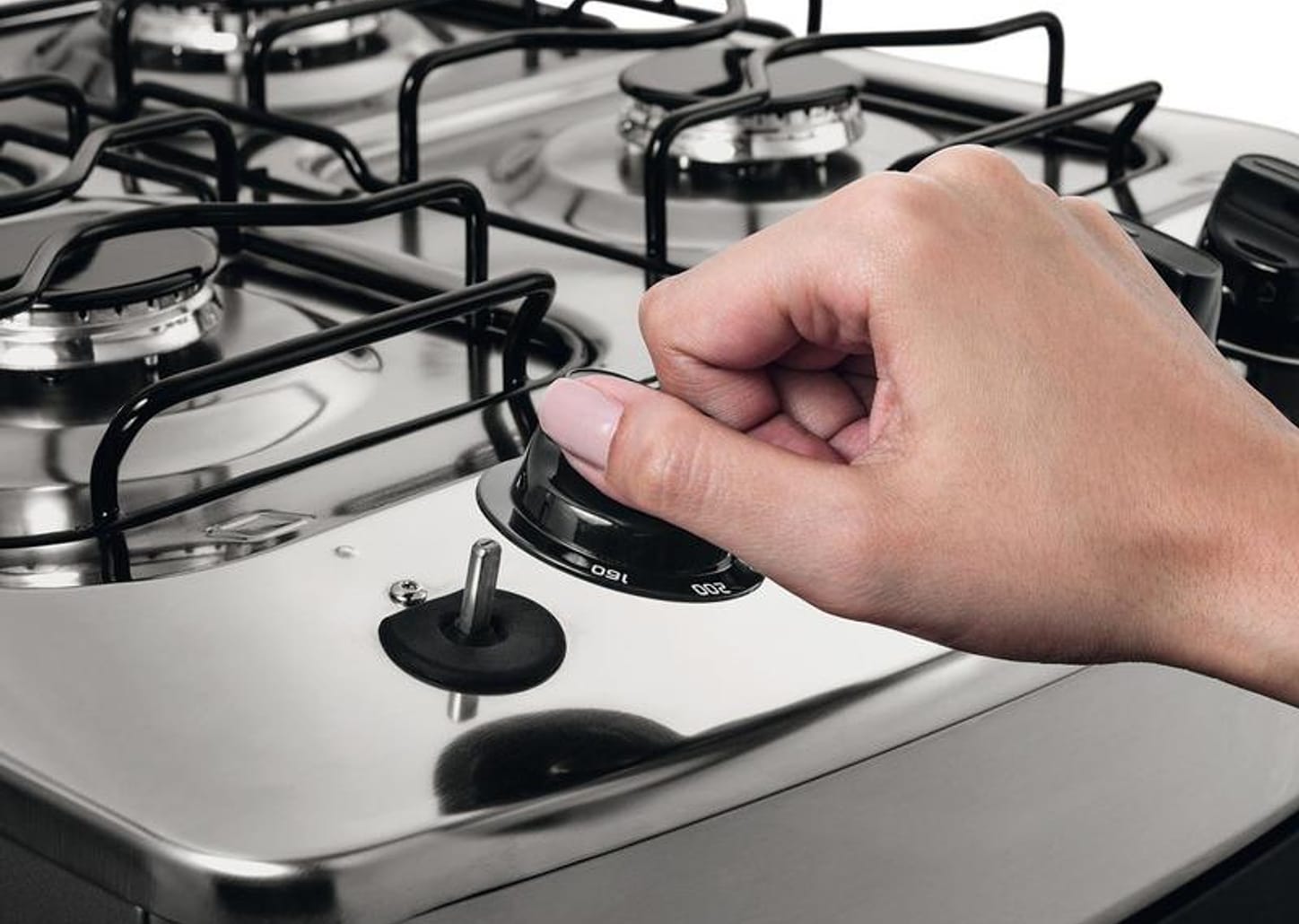 Fogão 4 Bocas Consul Inox Acendimento Automático - CFO4 NARUNA