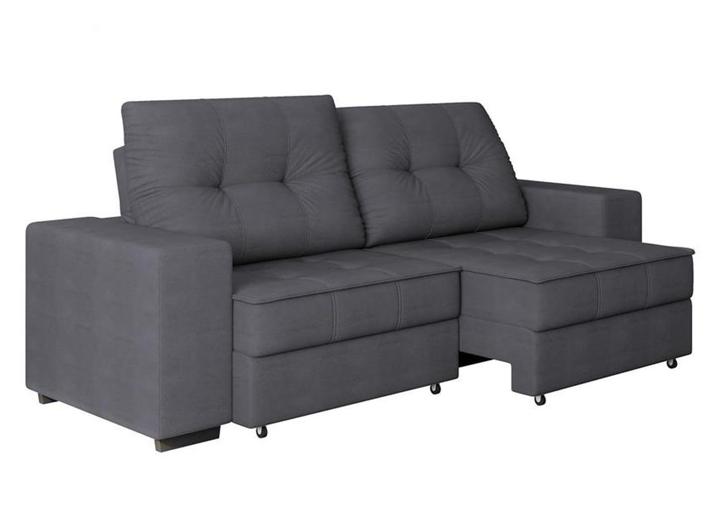 Sofá Retrátil Reclinável 4 Lugares Suede Moviment Artesano Linoforte