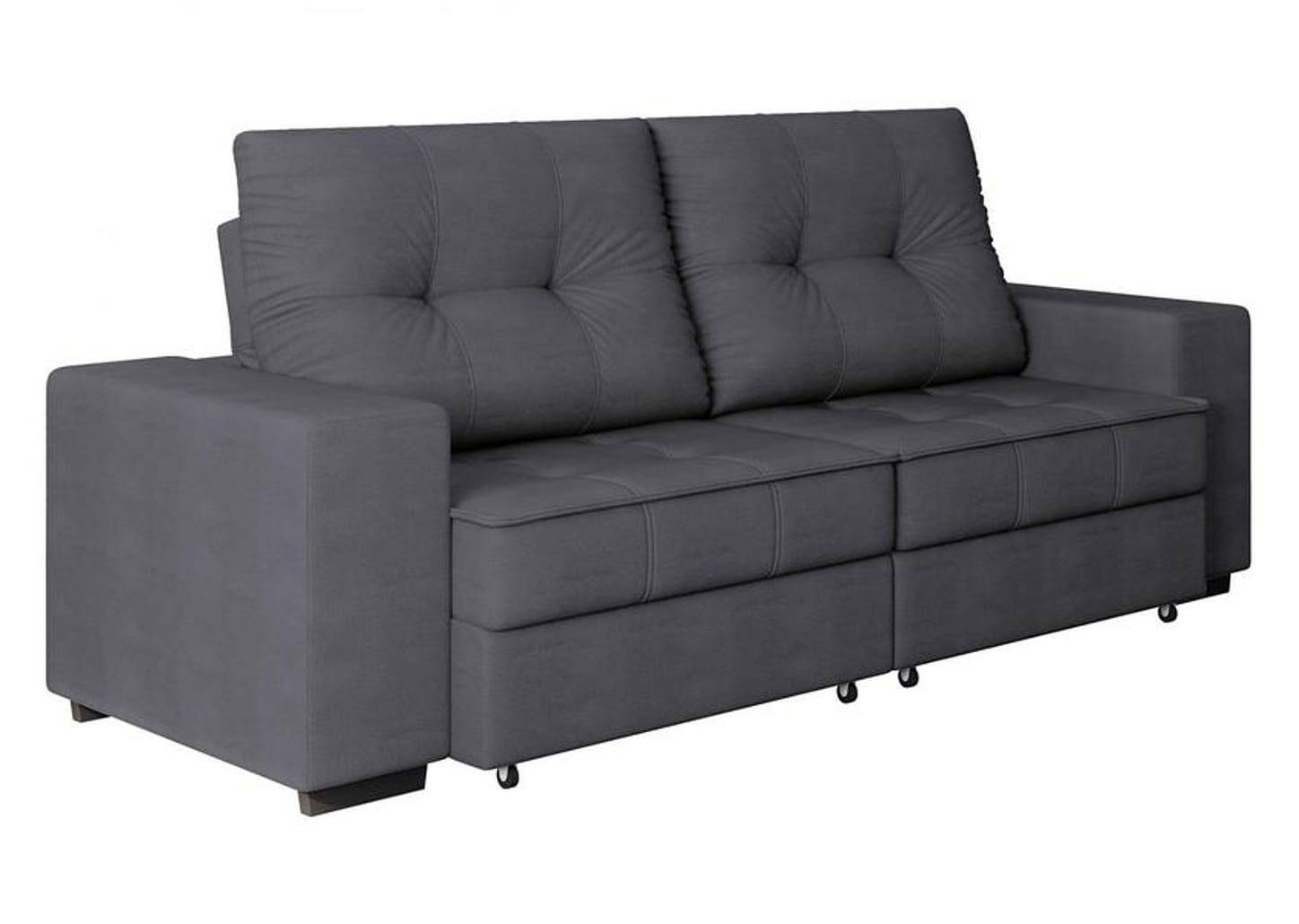 Sofá Retrátil Reclinável 4 Lugares Suede Moviment Artesano Linoforte