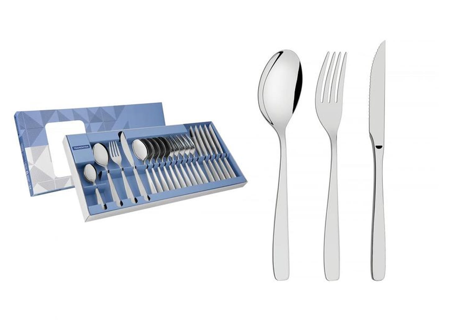 Faqueiro Tramontina Inox Laguna 24 Peças