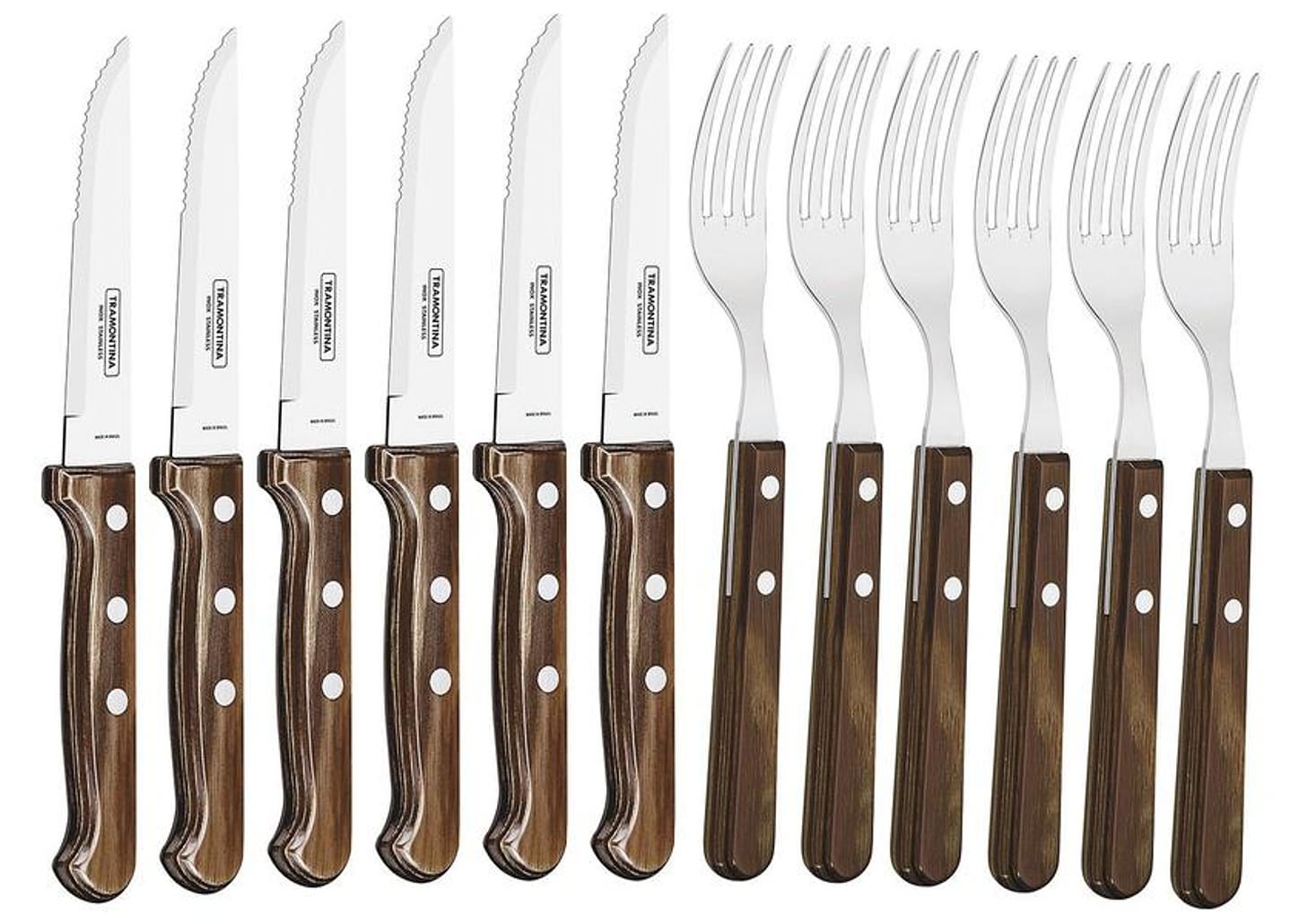 Conjunto de Talheres Tramontina 12 Peças Polywood