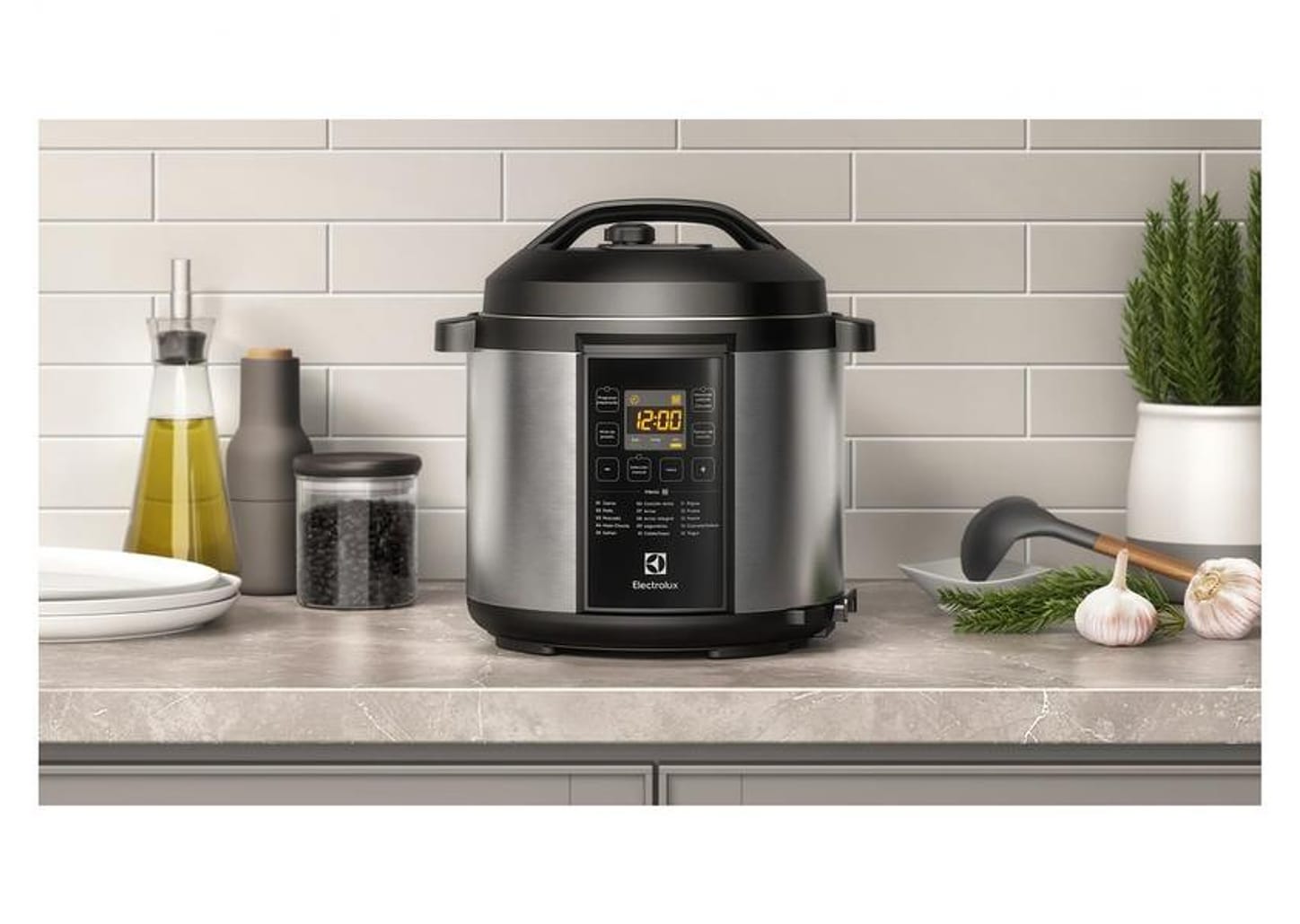 Panela de Pressão Elétrica Electrolux Digital - PCC20 1000W Controle de Temperatura