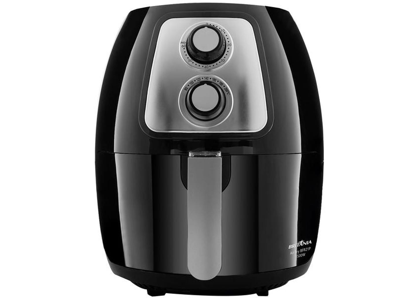 Fritadeira Elétrica sem Óleo/Air Fryer Britânia - BFR21P Preto 3,4L com Timer