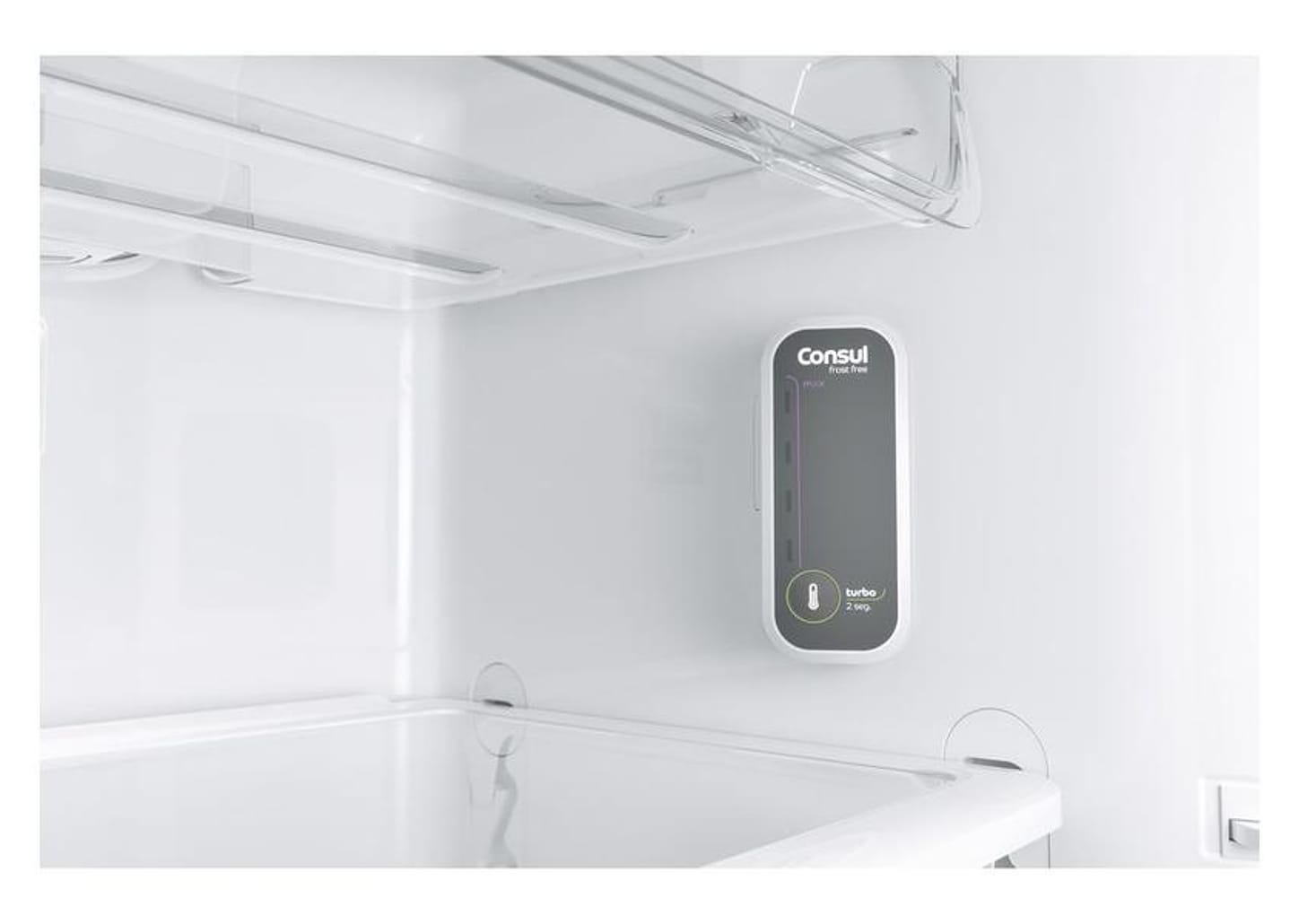 Geladeira Consul Frost Free Duplex 340L Evox com Prateleiras Altura Flex CRM39AKANA 110V