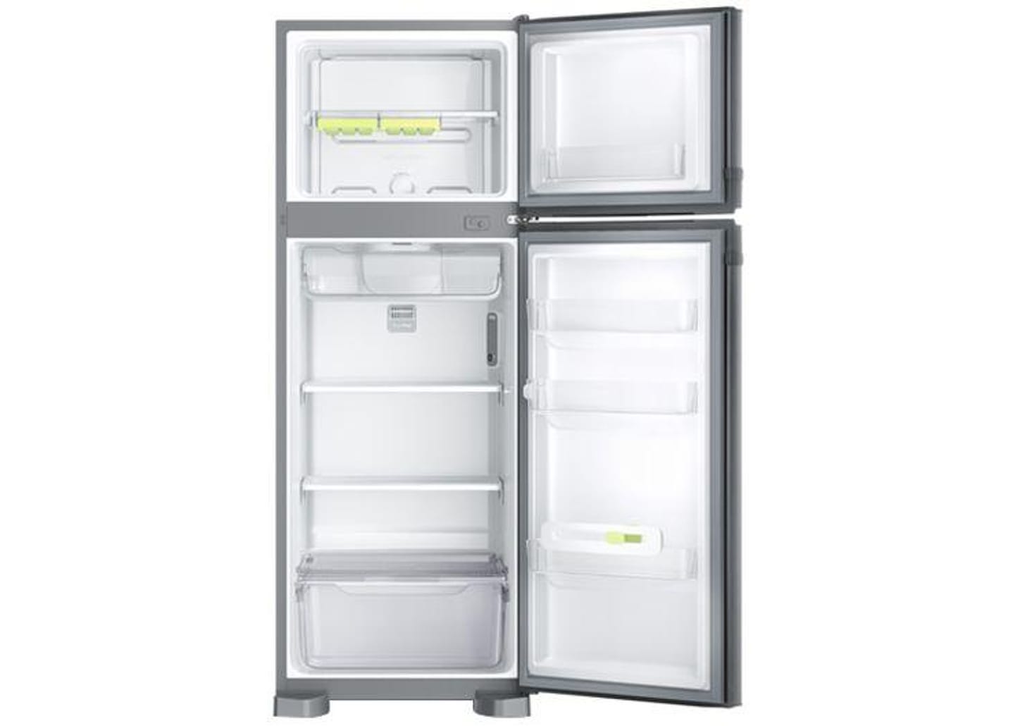 Geladeira Consul Frost Free Duplex 340L Evox com Prateleiras Altura Flex CRM39AKANA 110V