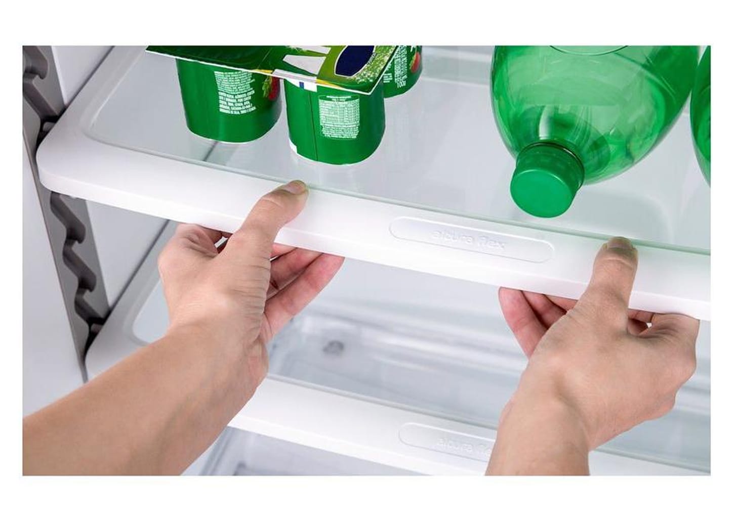 Geladeira Consul Frost Free Duplex 340L Evox com Prateleiras Altura Flex CRM39AKANA 110V