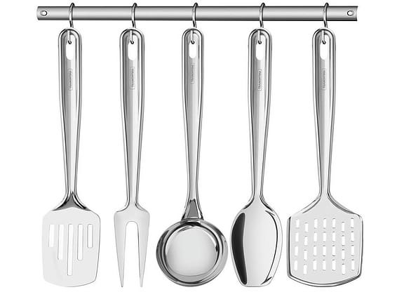 Jogo de Utensílios Tramontina Inox 5 Peças - Extrata 66815/700