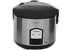 Panela de Arroz Elétrica Britânia BPA10PI 700W 10 Xícaras Cinza e Preta
