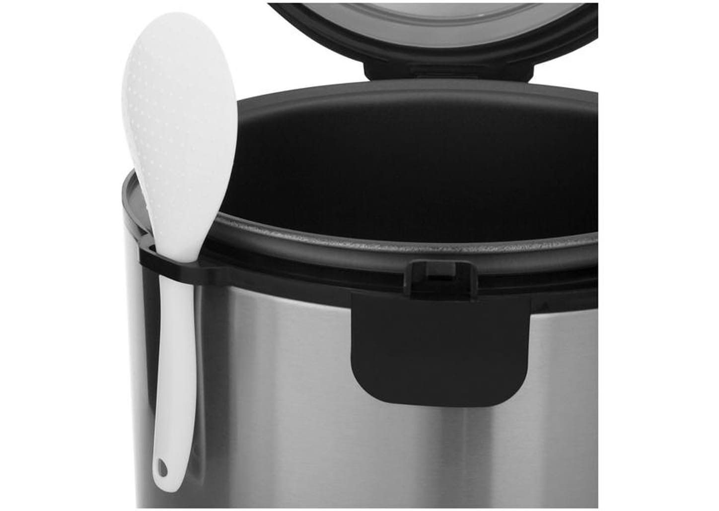 Panela de Arroz Elétrica Britânia BPA10PI 700W 10 Xícaras Cinza e Preta