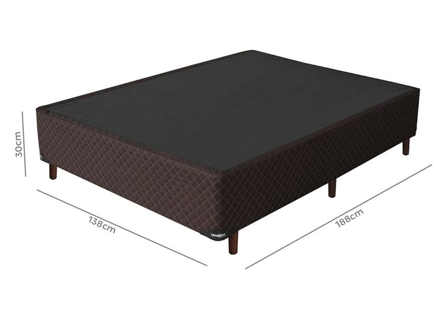 Base Cama Box Casal Umaflex 42x138x188cm Prada