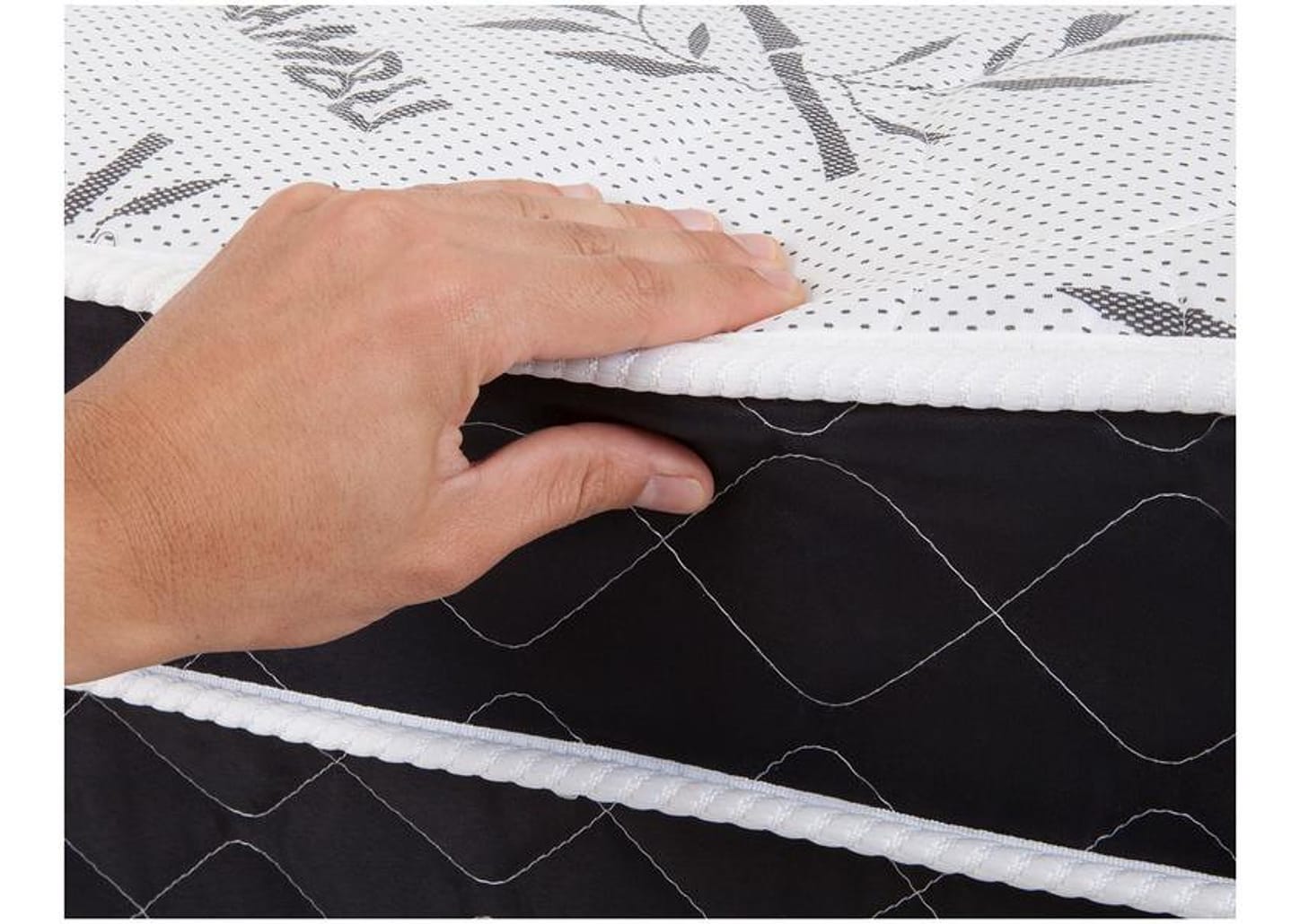 Cama Box Casal V-Joy Conjugada 50cm de Altura Benfica