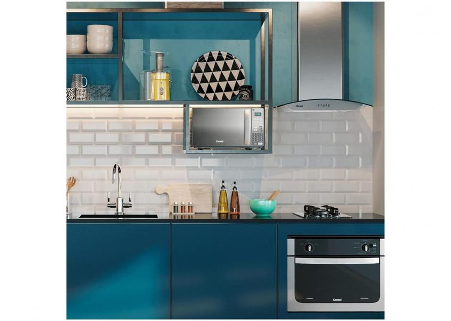 Micro-Ondas Consul 20L Inox com Função Descongelar - Espelhado CM020BF