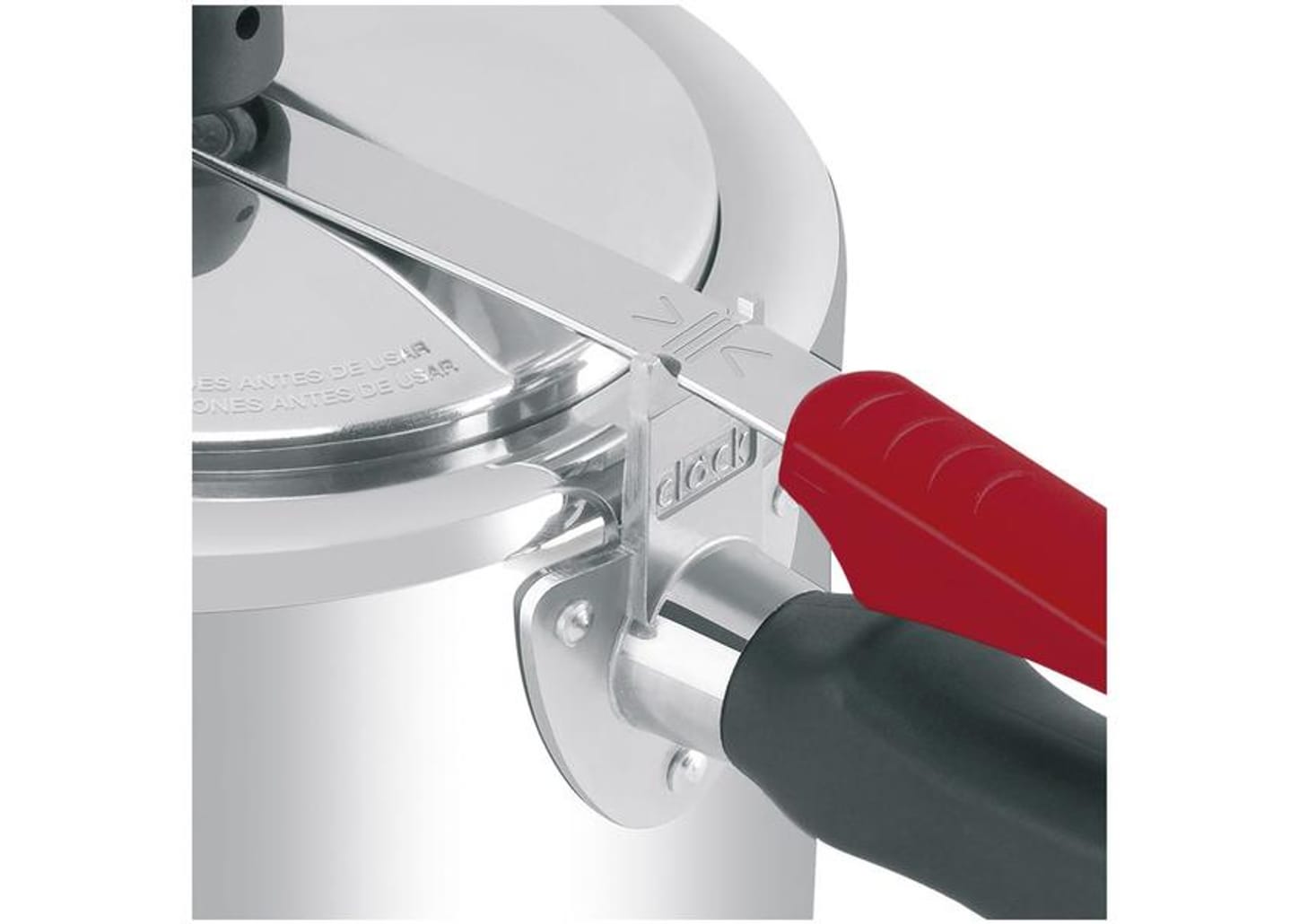 Panela de Pressão Clock Original Polida 4,5L com Fechamento Interno