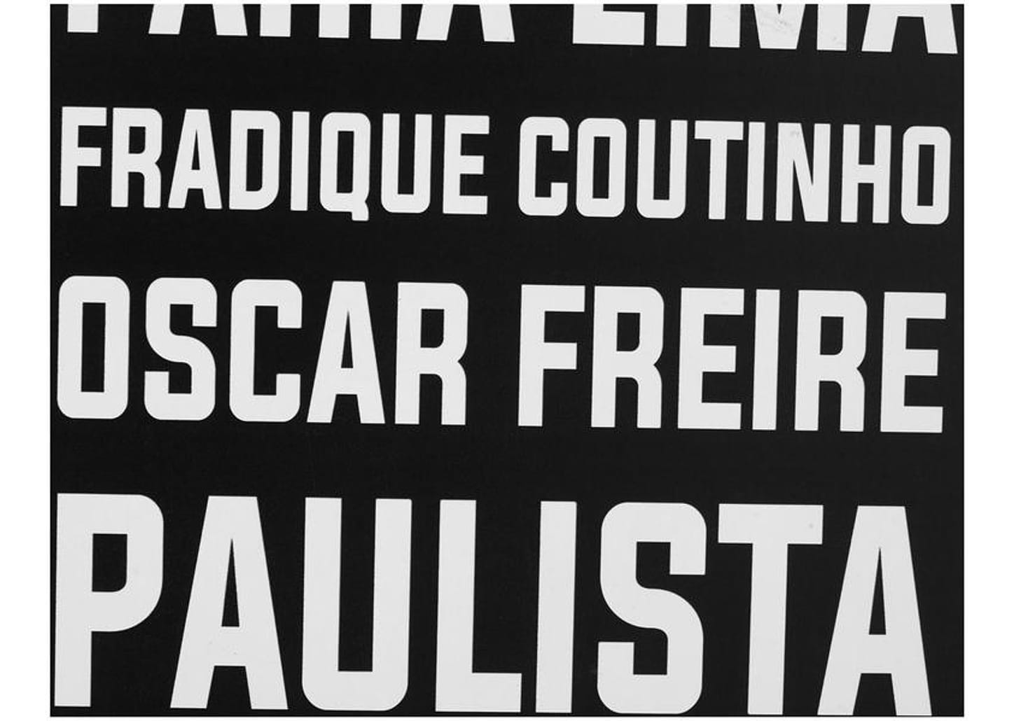 Placa Decorativa MDF Bairros SP 21x62cm - Design Up Living