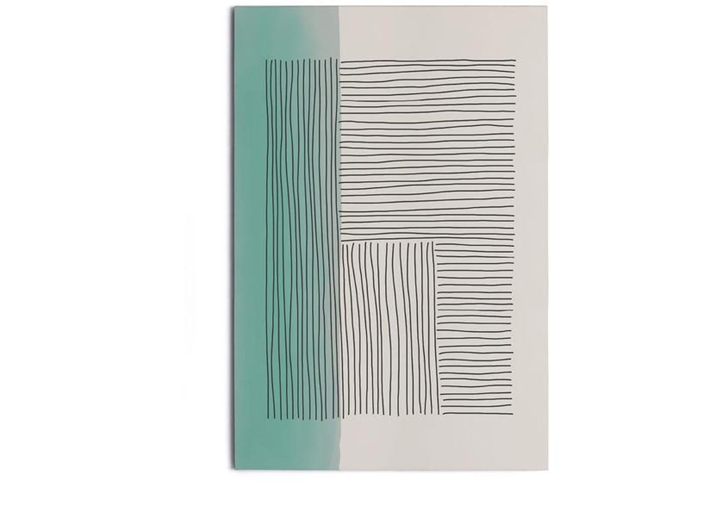 Placa Decorativa MDF Abstrato Linhas 30x44cm - Design Up Living