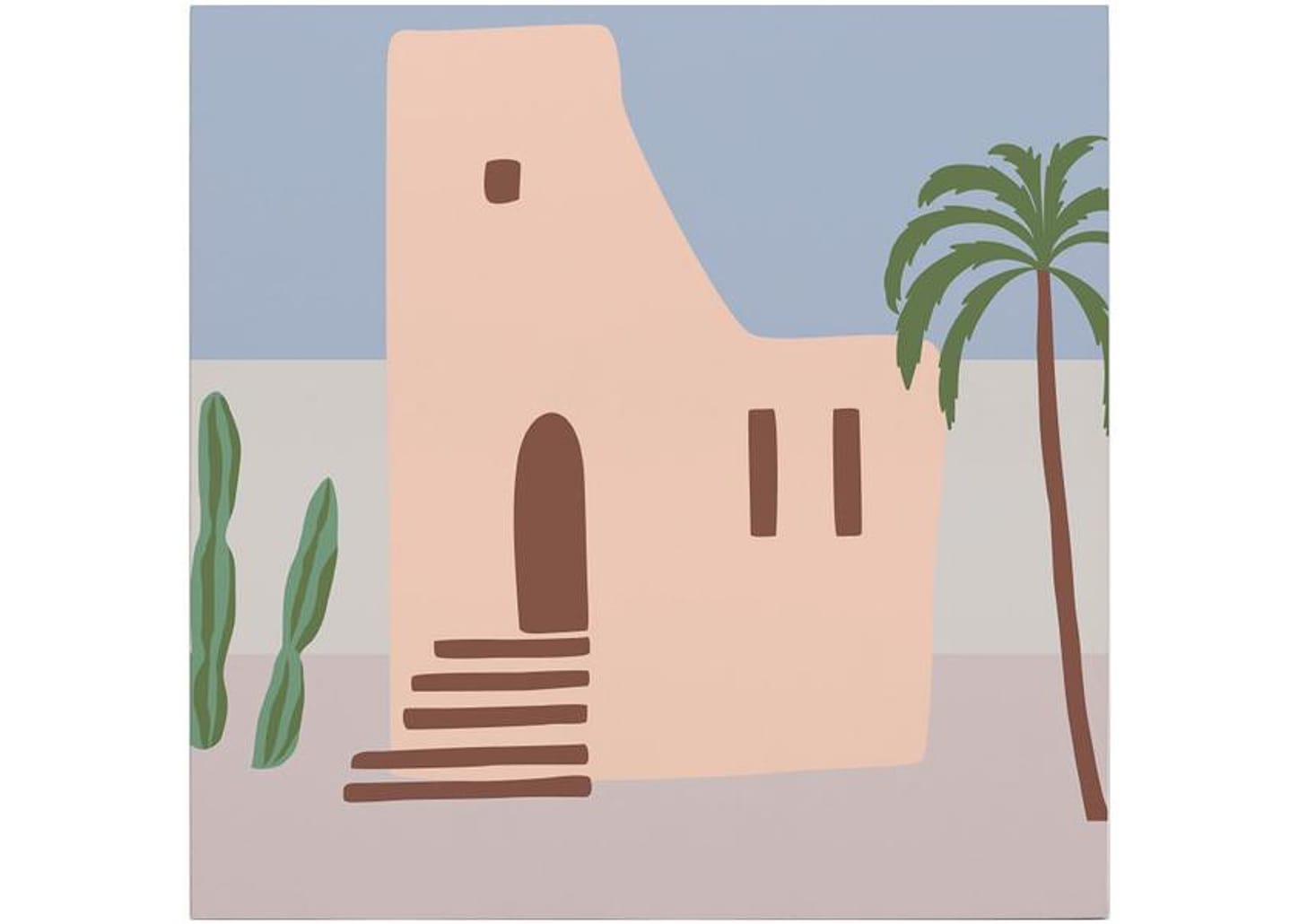 Placa Decorativa MDF Casinha 29x29cm - Design Up Living