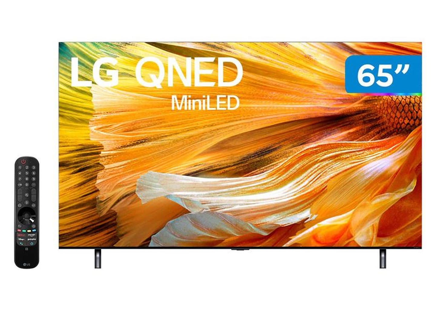 Smart TV 65” 4K UHD QNED Mini-LED LG 65QNED90SPA IPS 120hz Wi-Fi Bluetooth