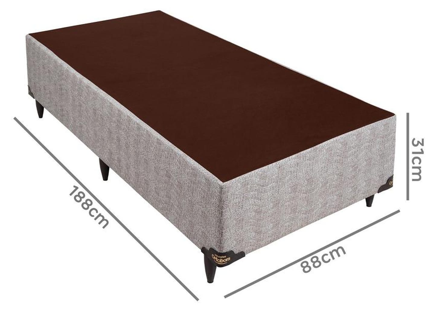 Box para Colchão Solteiro Ortobom 31x88x188cm Ortotech